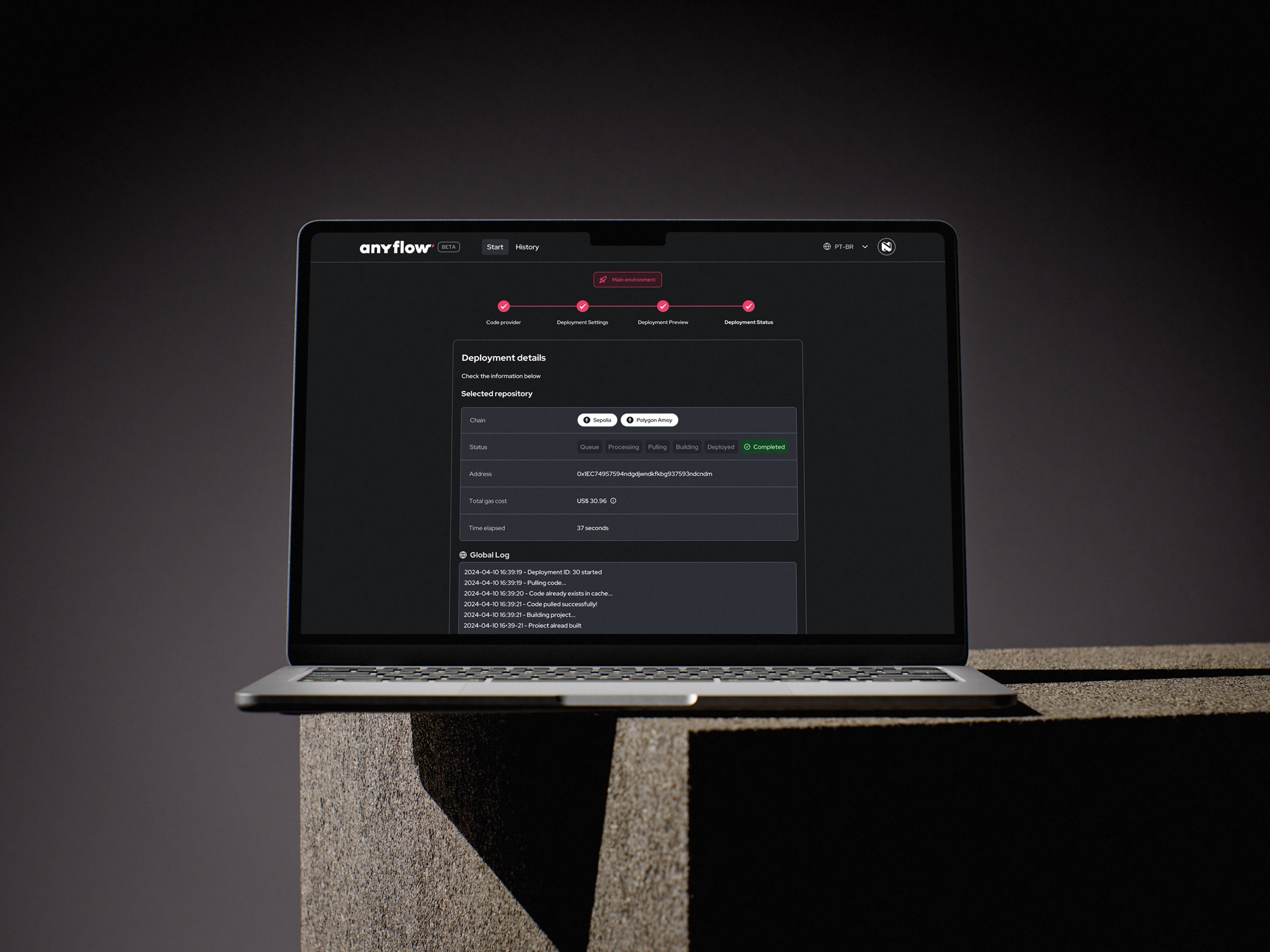 Anyflow, mockup