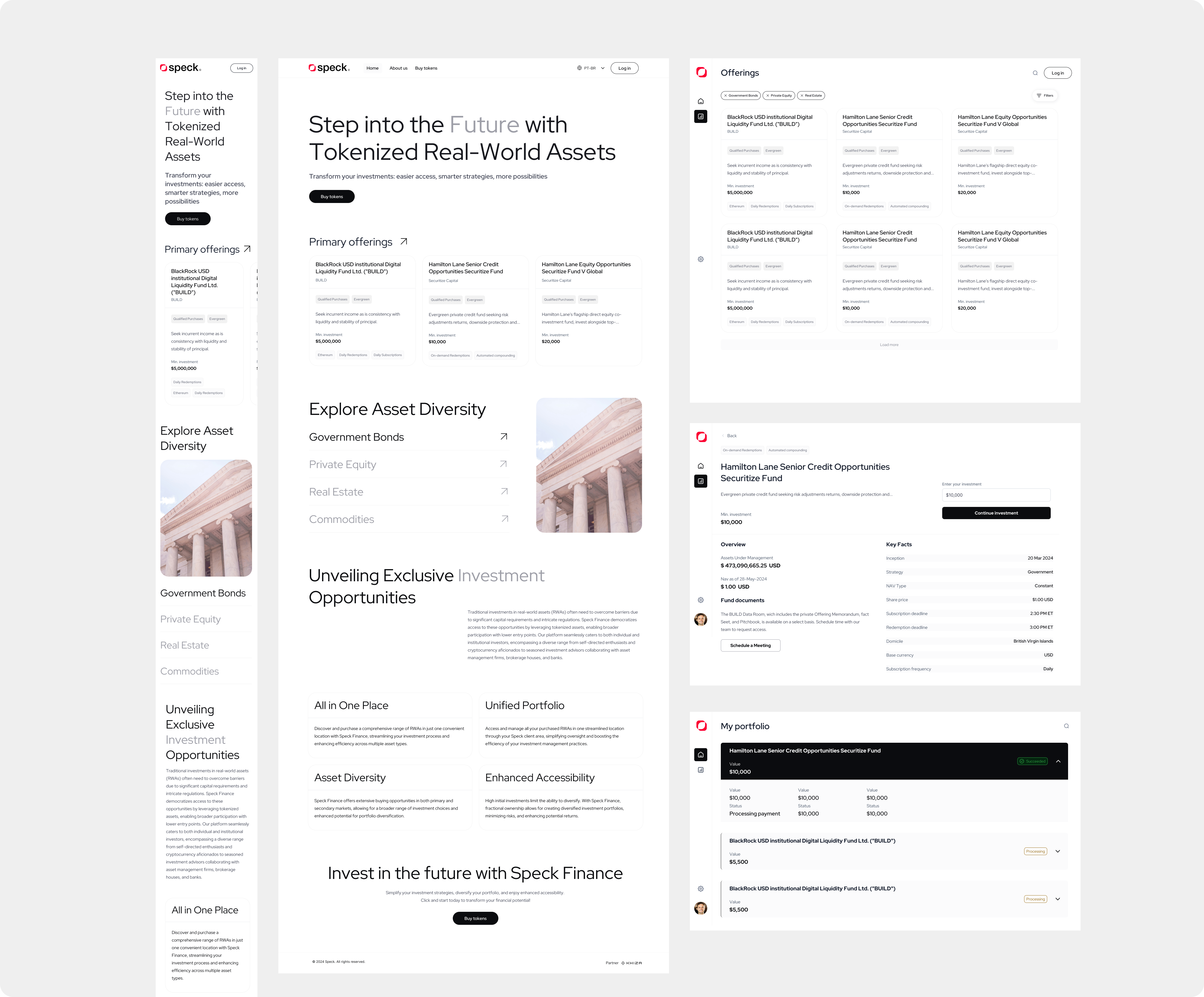 Speck Finance, prototype