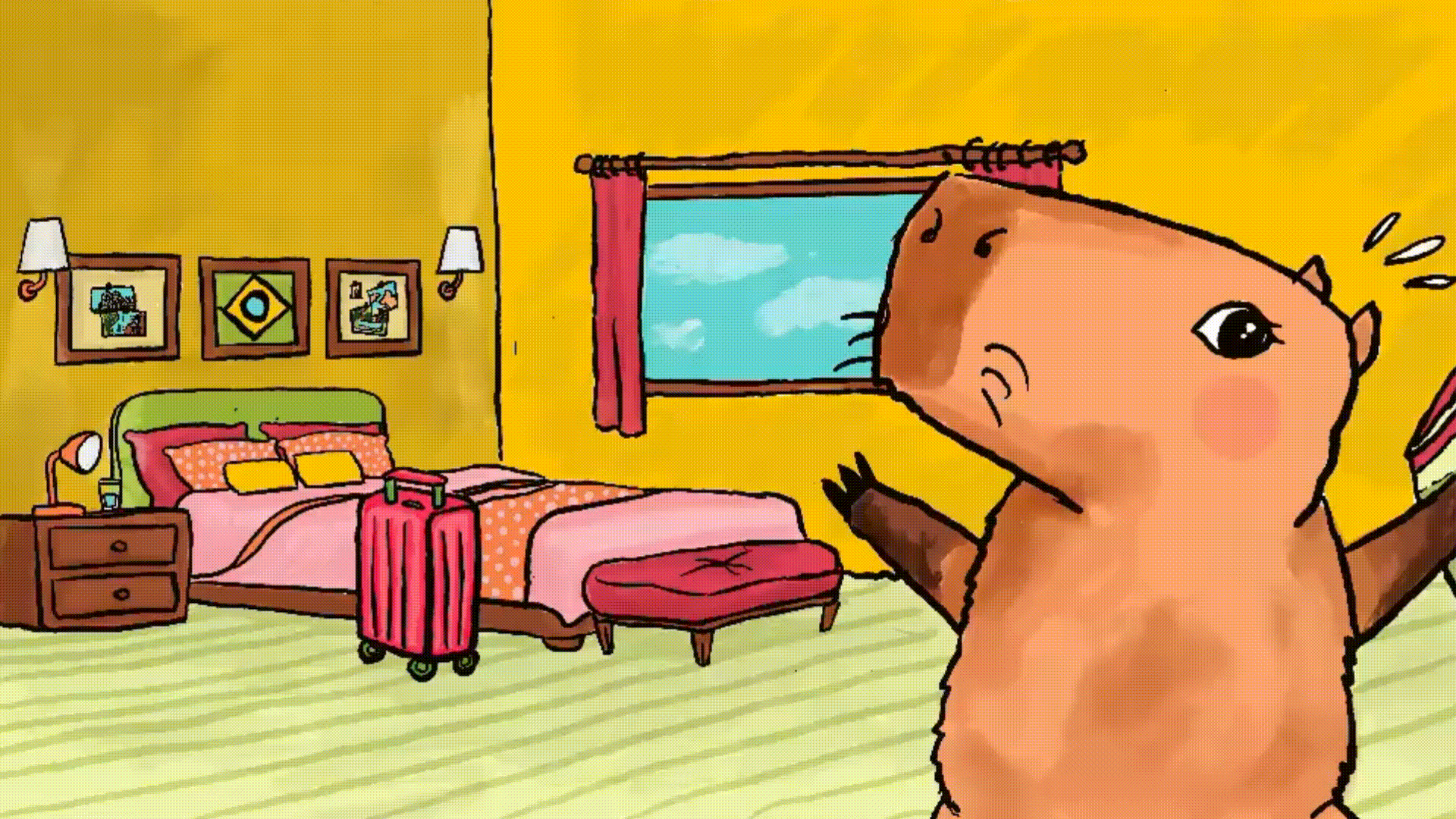 Capivara Cau, animation 04