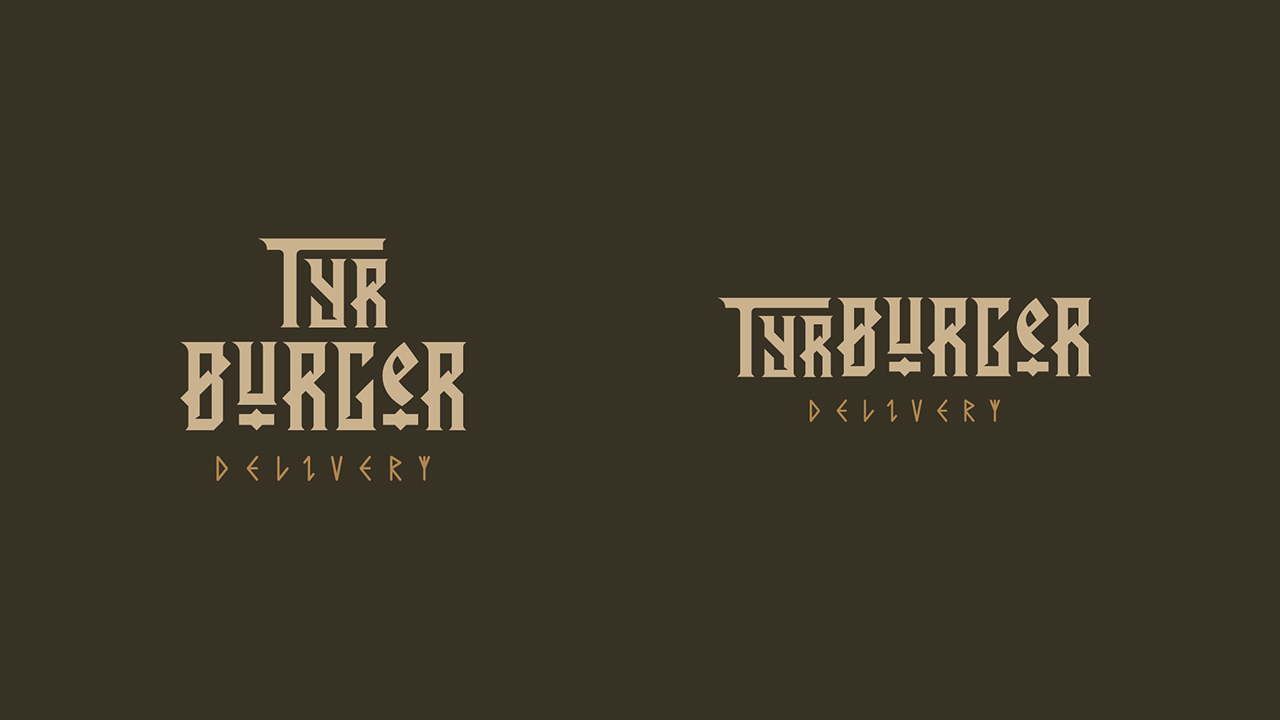 TYR Burger, visual identity 06