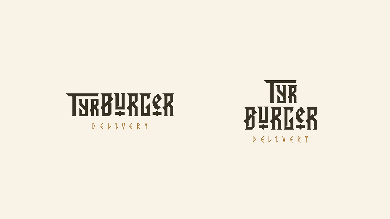 TYR Burger, visual identity 10