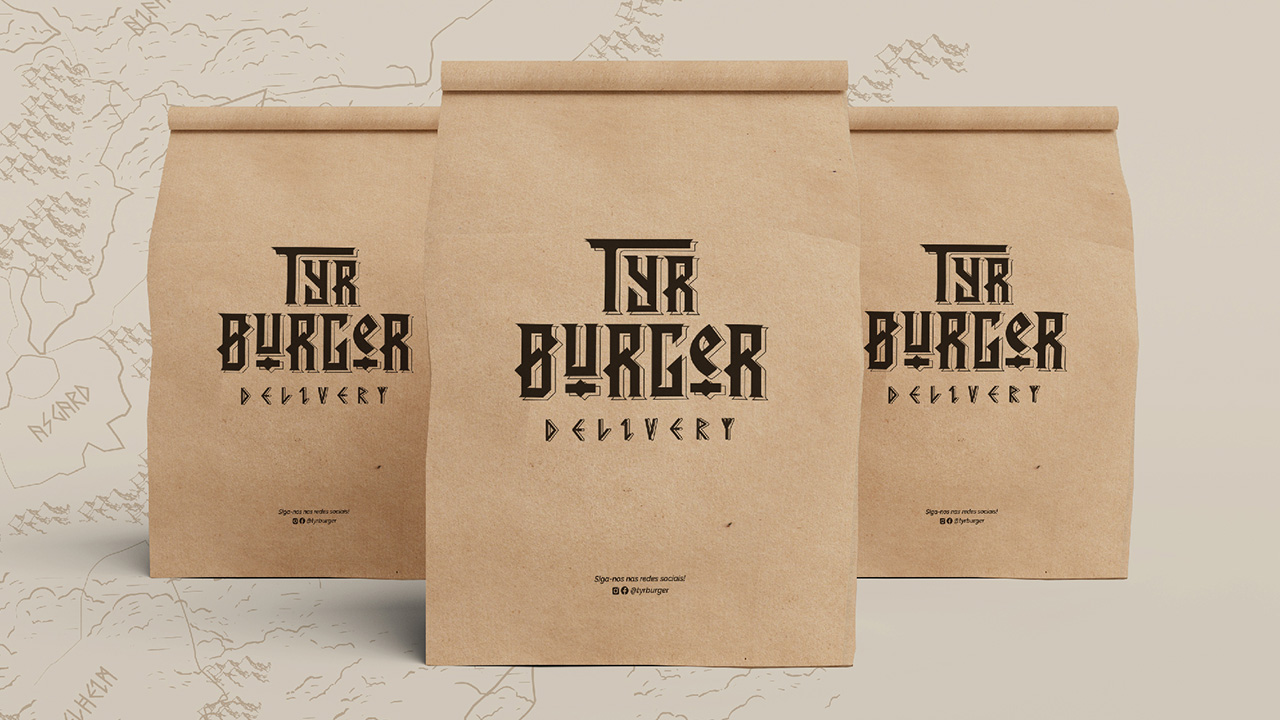 TYR Burger, visual identity 13