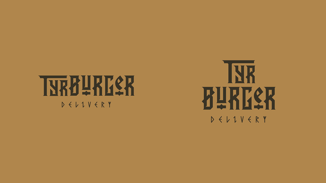 TYR Burger, visual identity 14