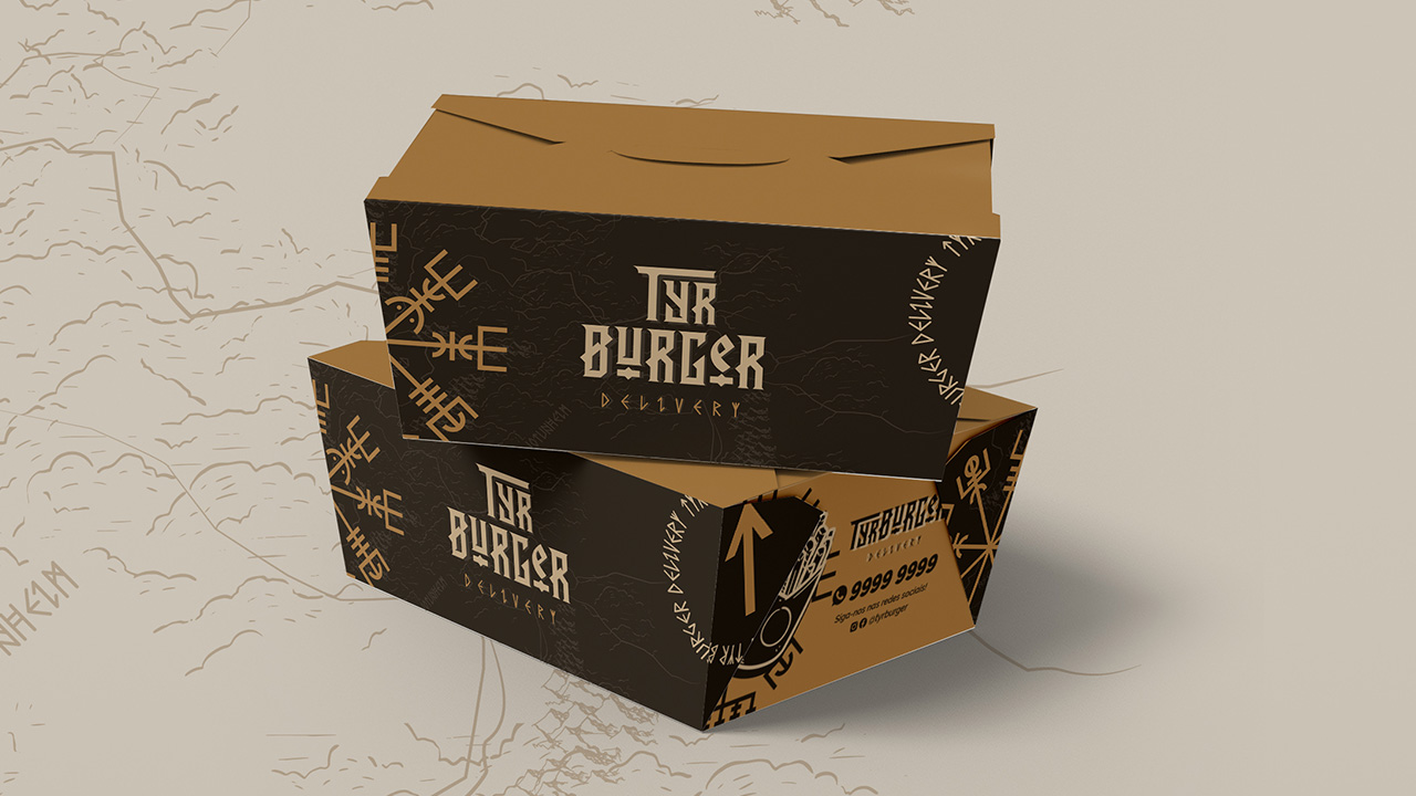 TYR Burger, visual identity 16