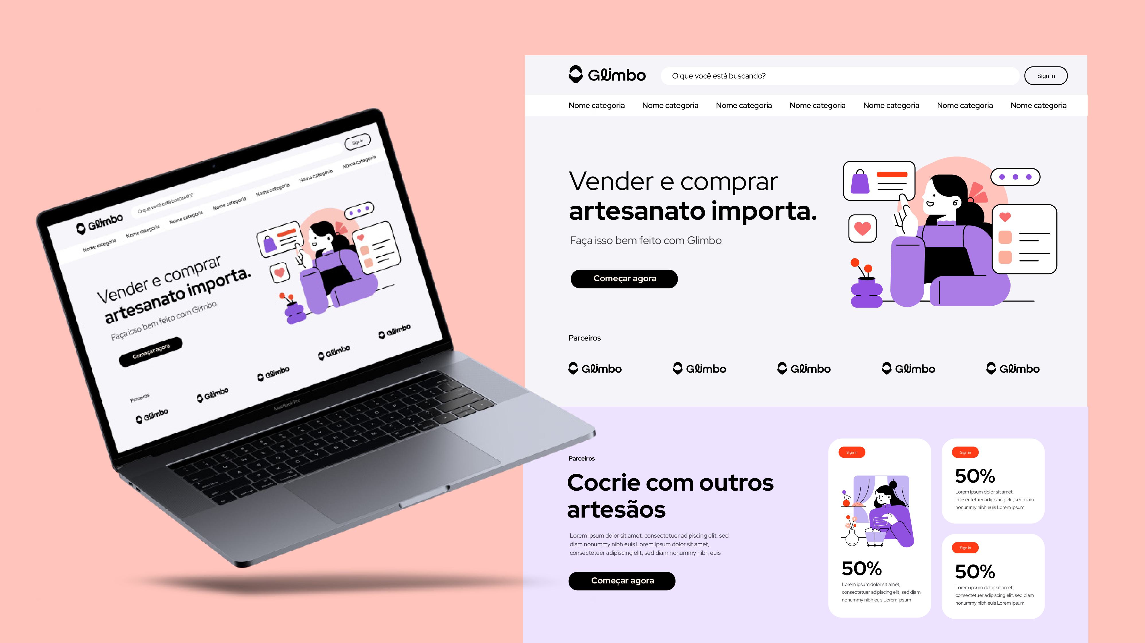 Glimbo, visual identity 16
