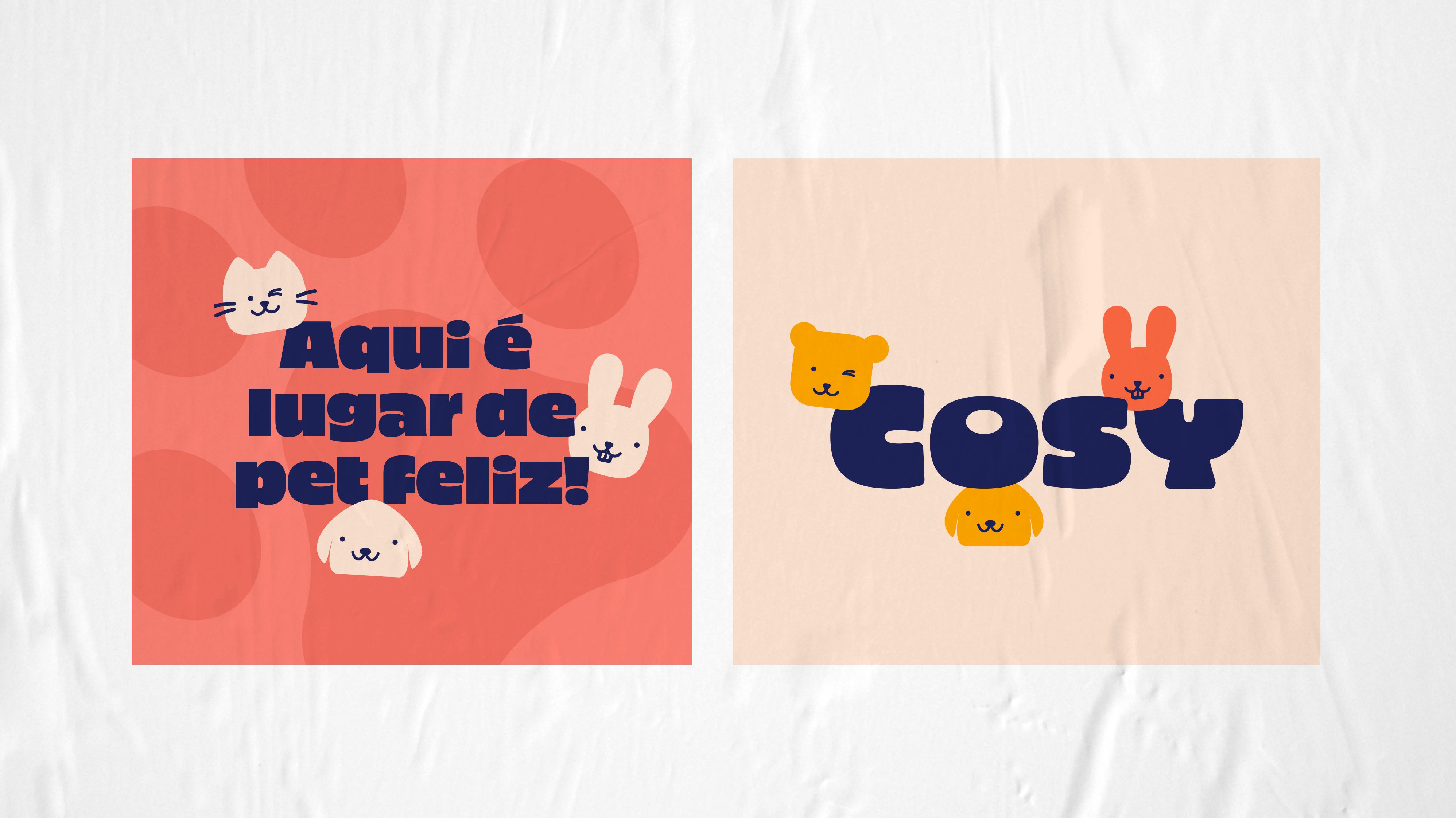 Cosy, pet shop visual identity 11