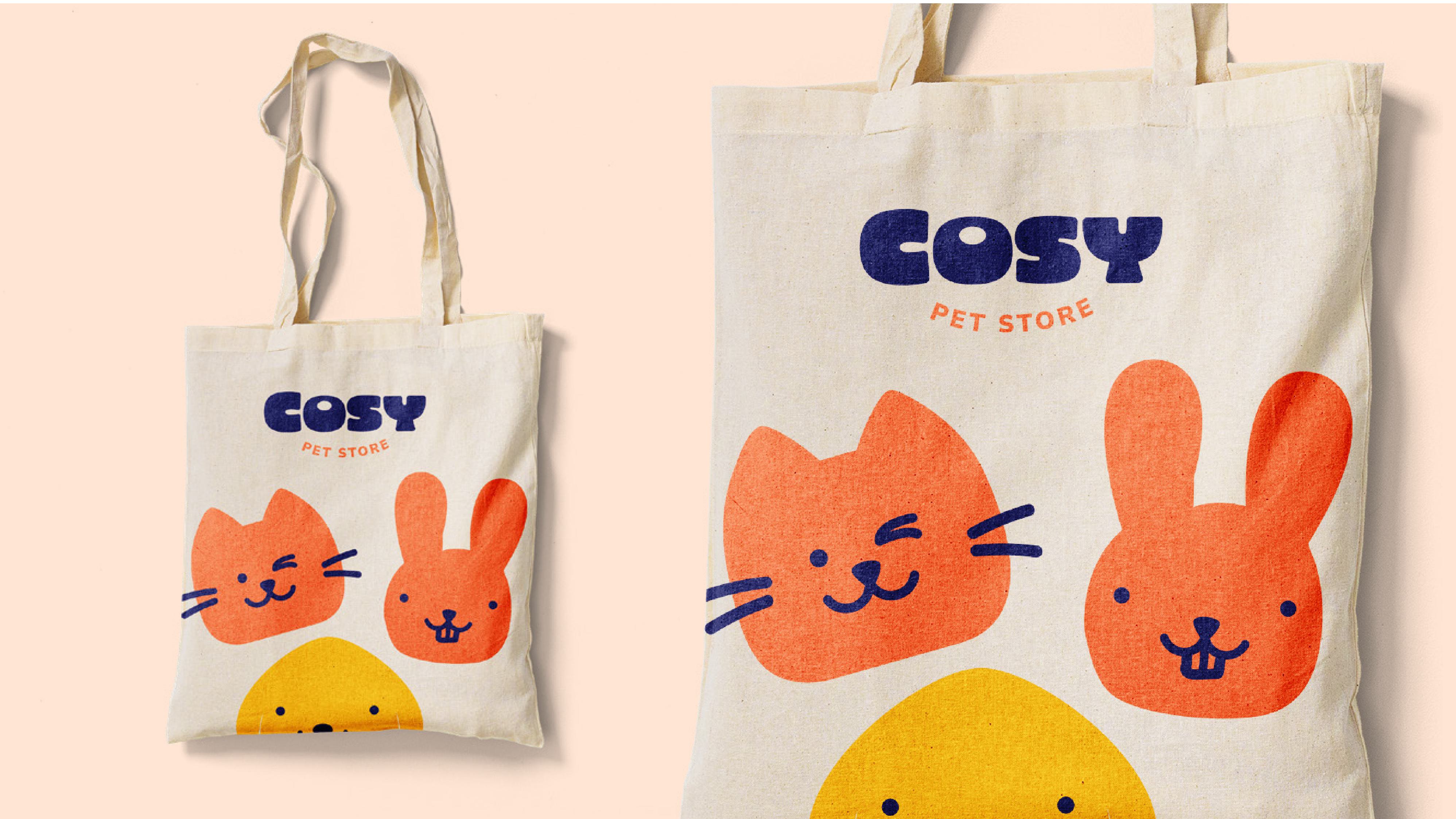Cosy, pet shop visual identity 12
