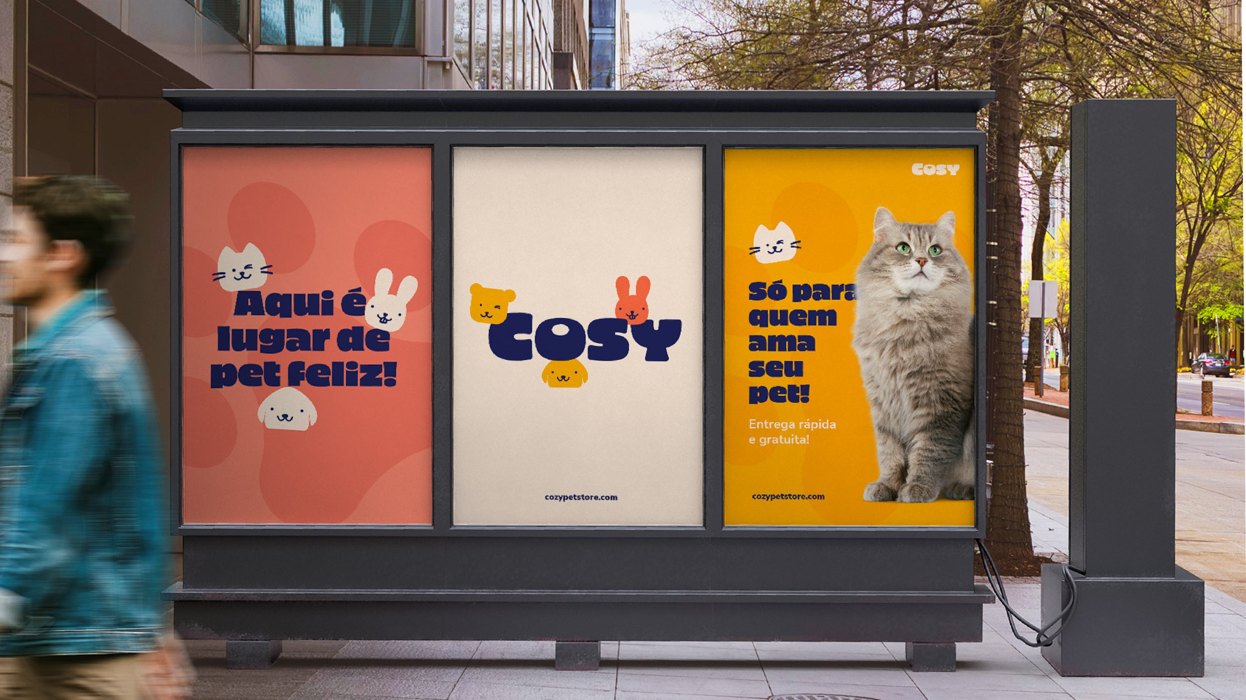 Cosy, pet shop visual identity 13