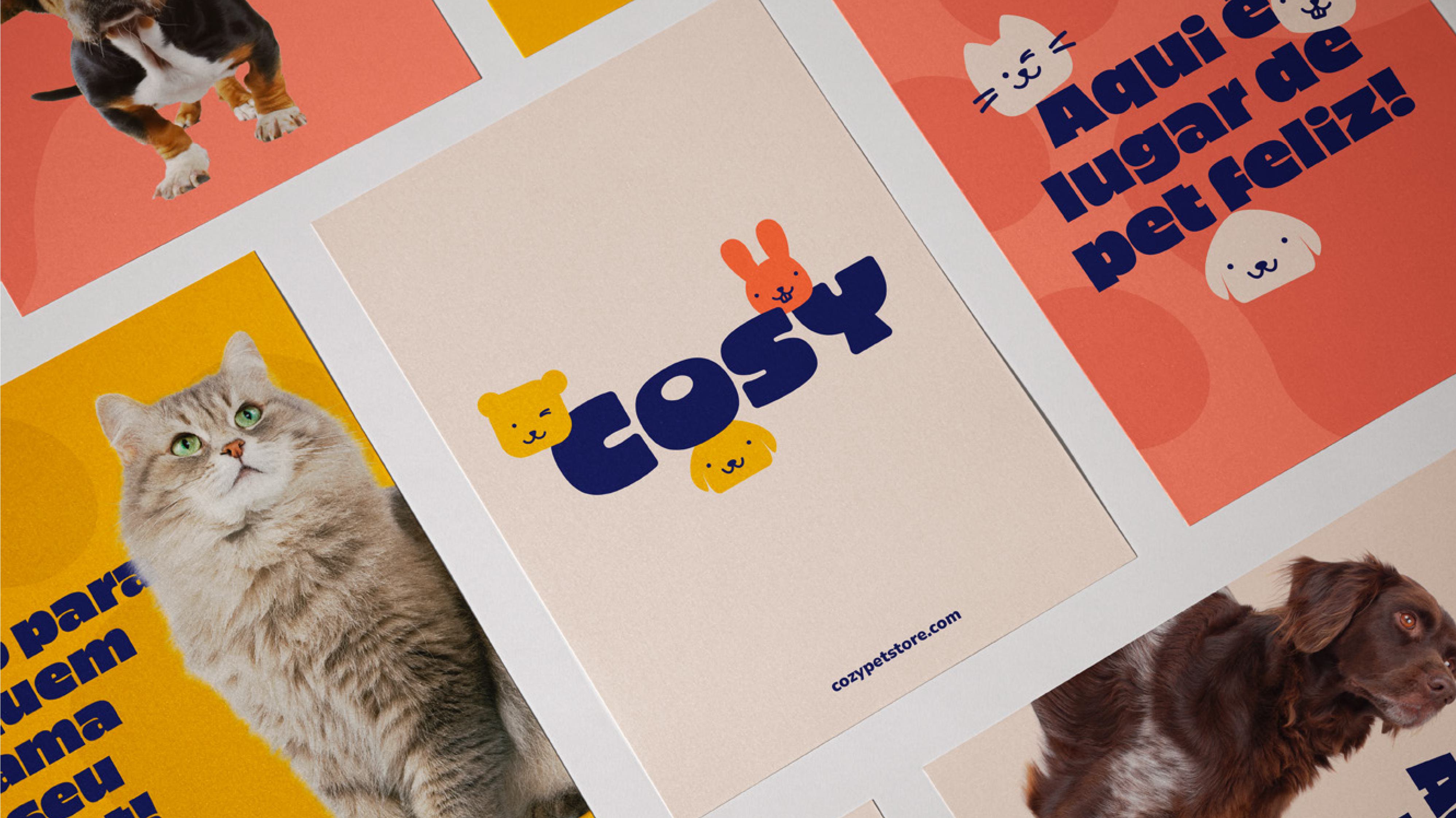 Cosy, pet shop visual identity 19