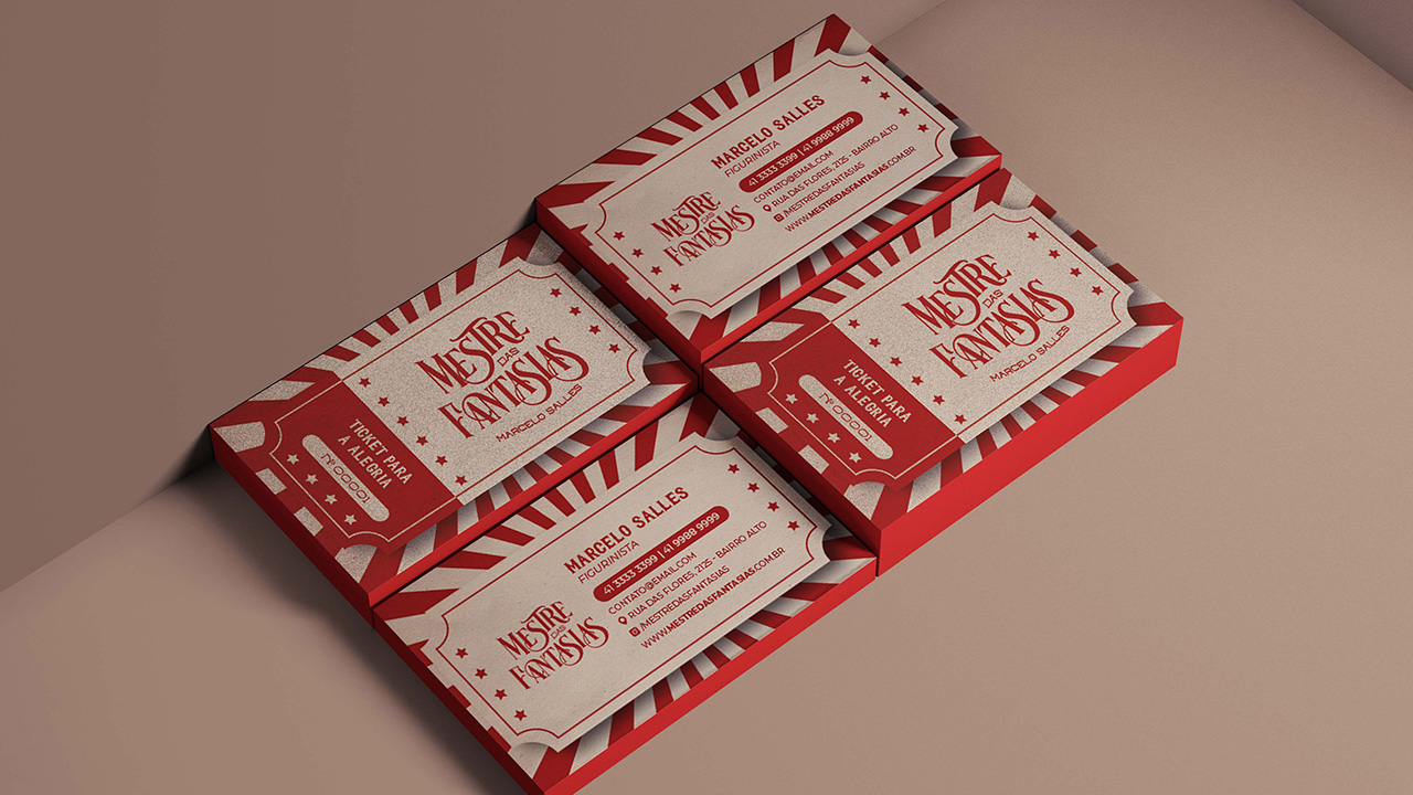 Mestre das Fantasias, visual identity 10