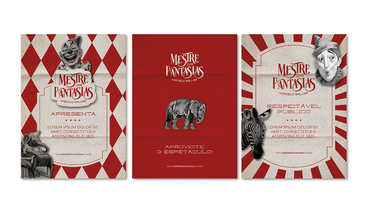 Mestre das Fantasias, visual identity 14