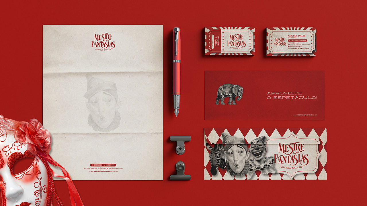 Mestre das Fantasias, visual identity 16
